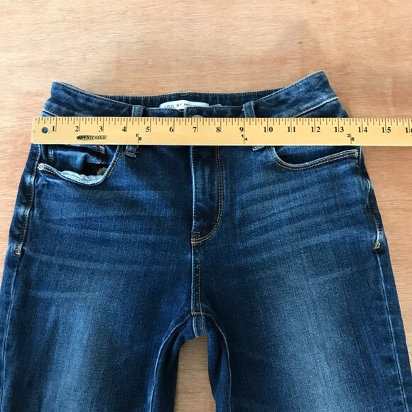 Azul by Moussy Skinny Jeans Women M Blue Mid Rise Medium Wash Stretch Preppy - Picture 9 of 12